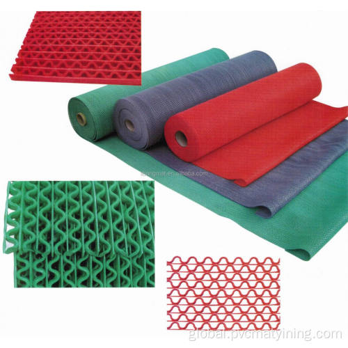 China Commercial bathroom PVC floor waterproof bath mat Manufactory